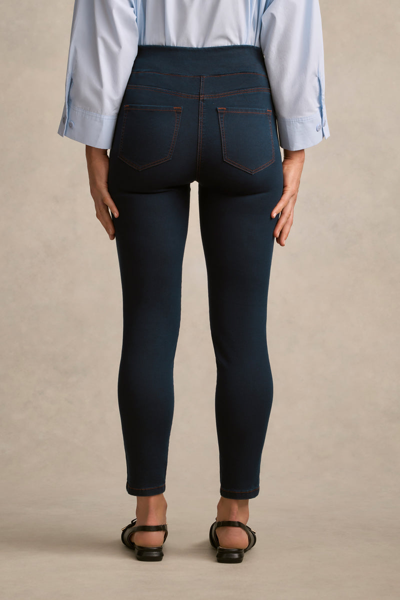 Bengajean® Good Earth Cotton® 7/8 Skinny Leg - Clean Denim Blue