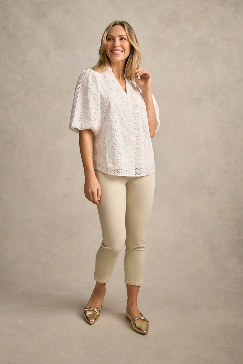 Bengajean® 3/4 Slim Leg - Taupe