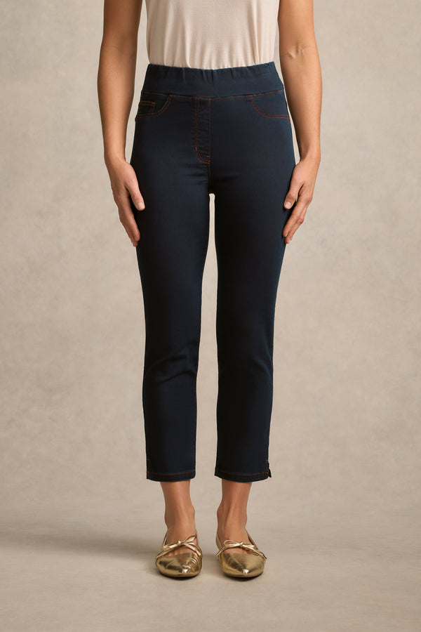 Bengajean® Good Earth Cotton® ¾ Slim Leg - Clean Denim Blue