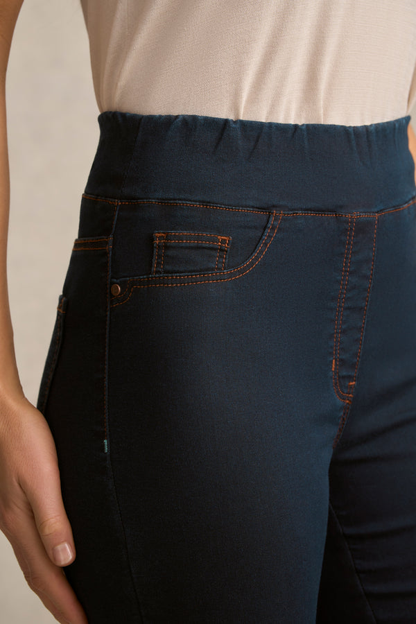 Bengajean® Good Earth Cotton® ¾ Slim Leg - Clean Denim Blue