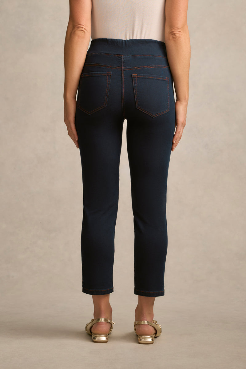 Bengajean® Good Earth Cotton® ¾ Slim Leg - Clean Denim Blue
