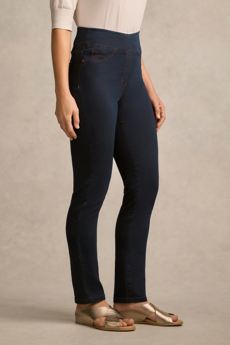 Bengajean® Full Length Straight Leg - Clean Denim Blue