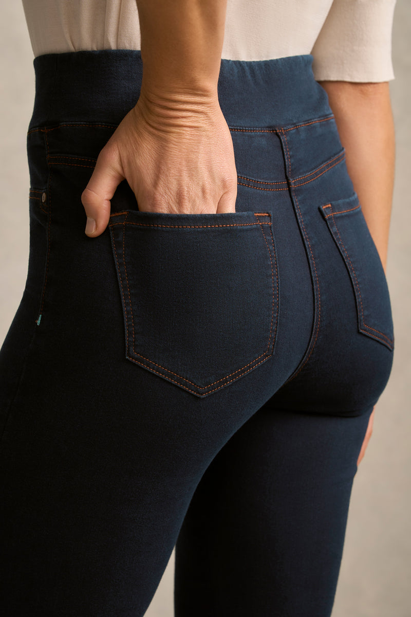 Bengajean® Full Length Straight Leg - Clean Denim Blue