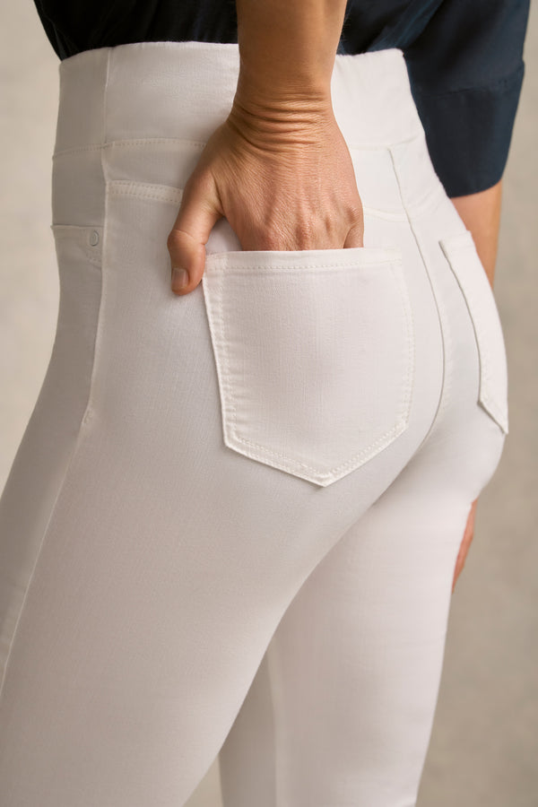 Bengajean® Full Length Straight Leg - White