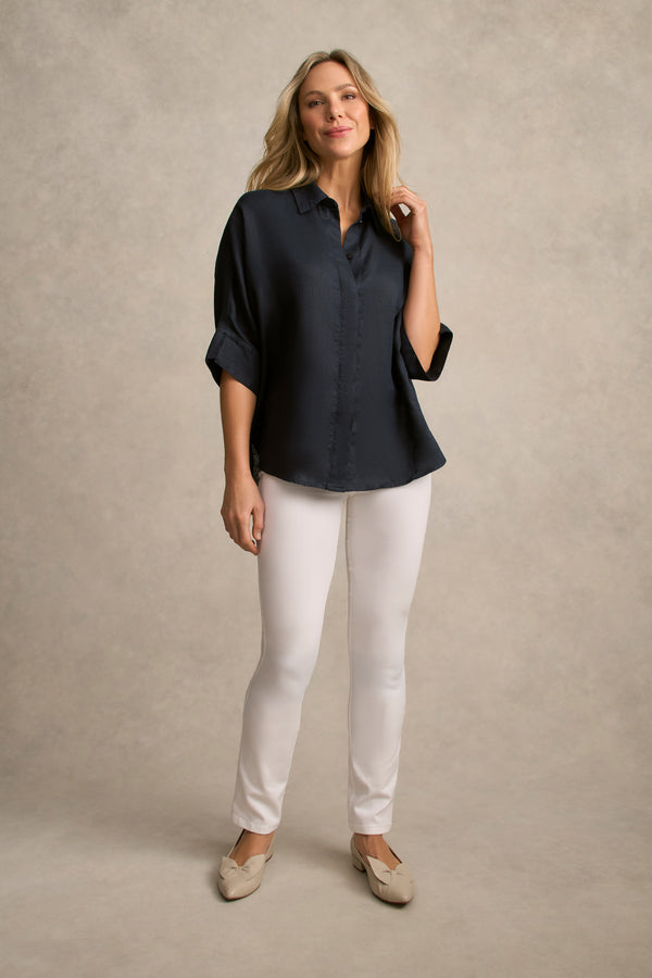 Bengajean® Full Length Straight Leg - White
