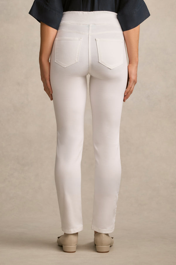 Bengajean® Full Length Straight Leg - White