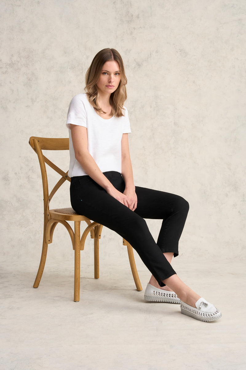 Bengajean® 3/4 Slim Leg - Black