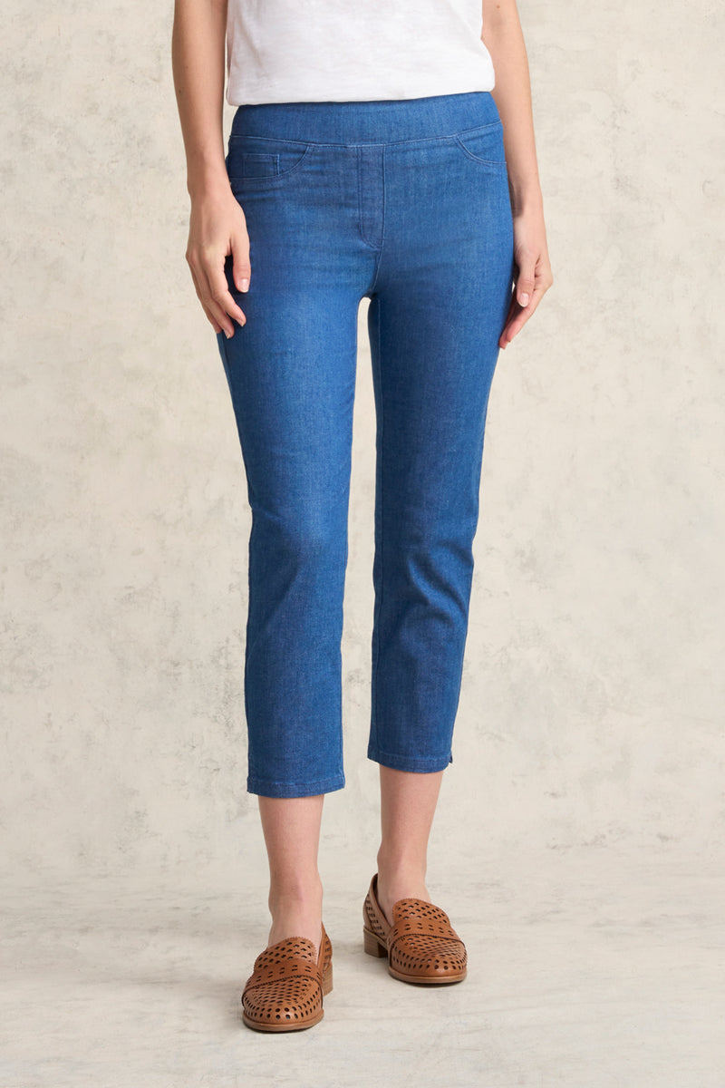 Bengajean  Three Quarter Slim Leg - Ultramine