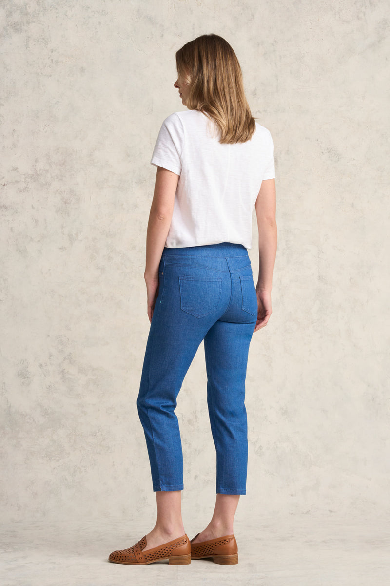 Bengajean  Three Quarter Slim Leg - Ultramine