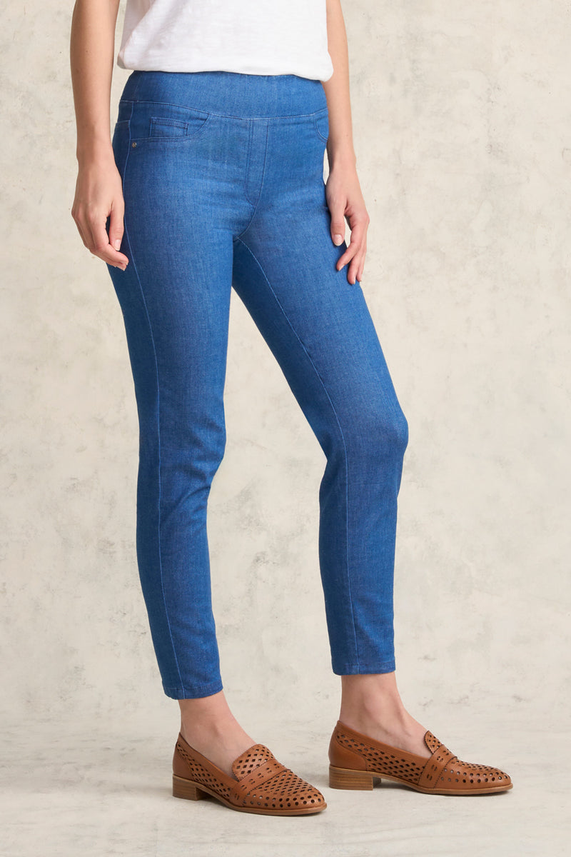 Bengajean  Ankle Length Skinny Leg - Ultramarine