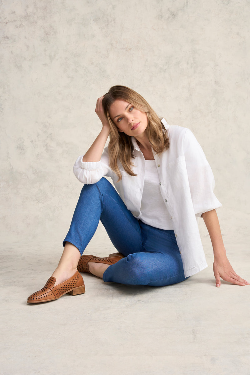 Bengajean  Ankle Length Skinny Leg - Ultramarine