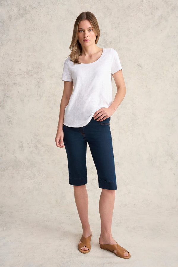 Bengajean® Good Earth Cotton® Short - Denim Blue