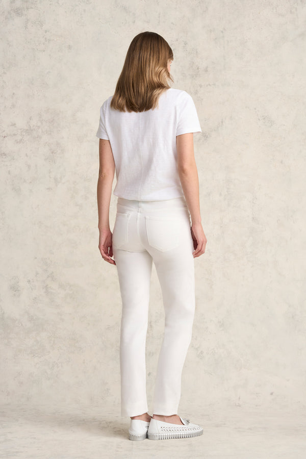 Bengajean® Full Length Straight Leg - White