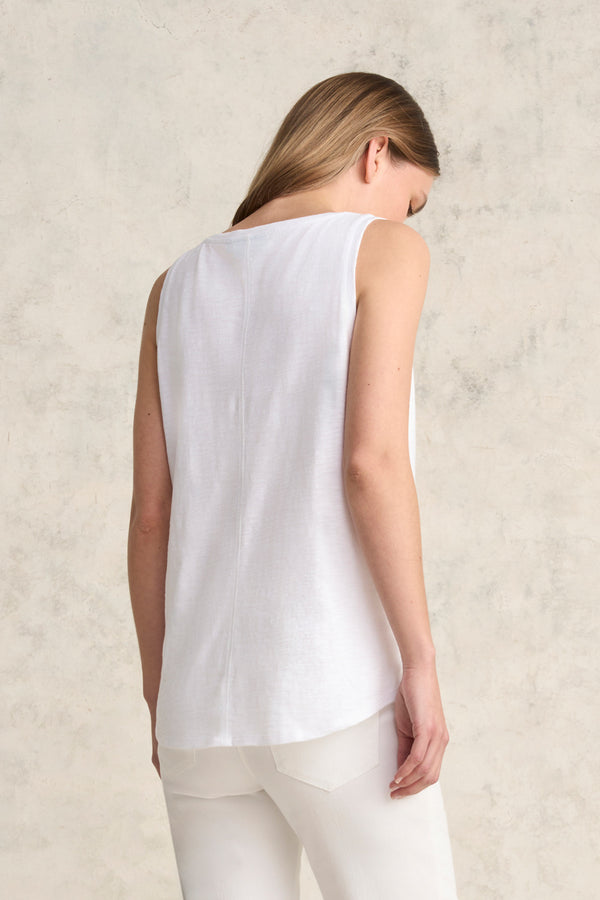 Organic Cotton Tank - White