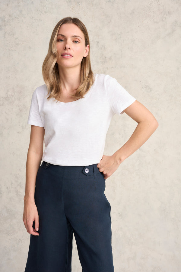 Waist Tab Linen Short