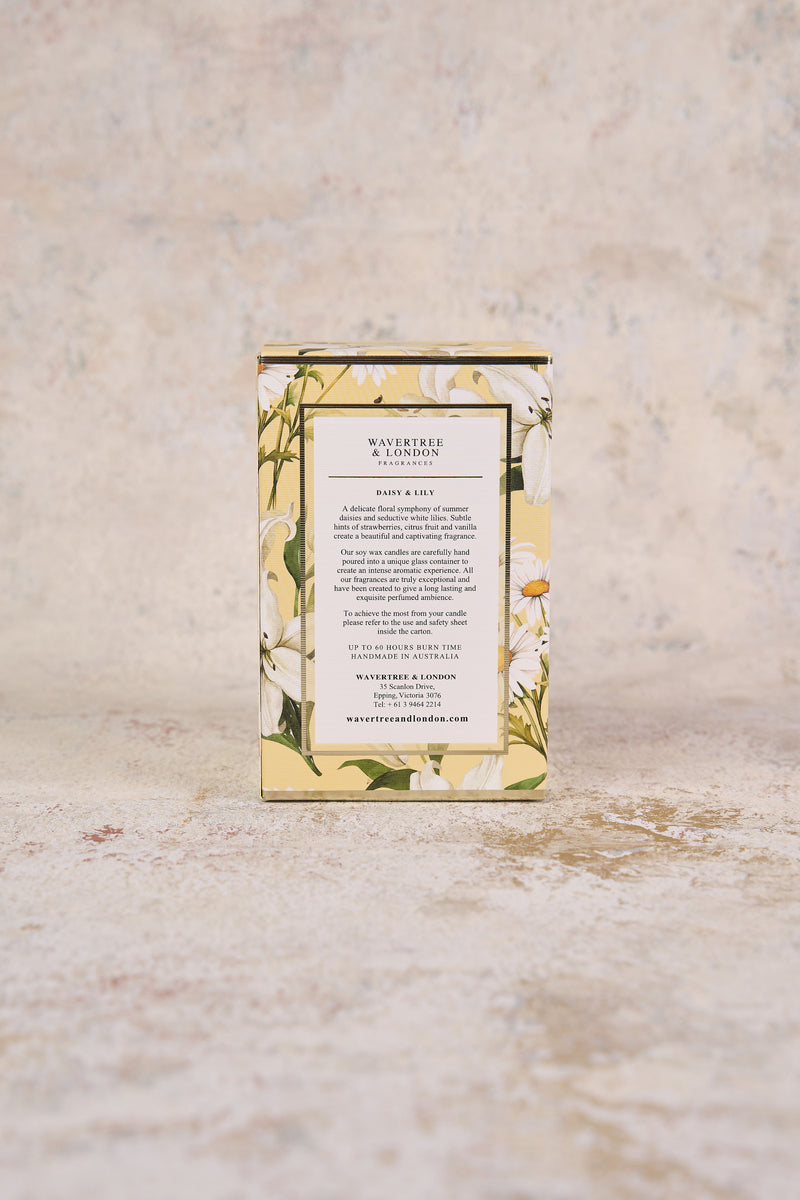 Wavertree Daisy and Lily Candle