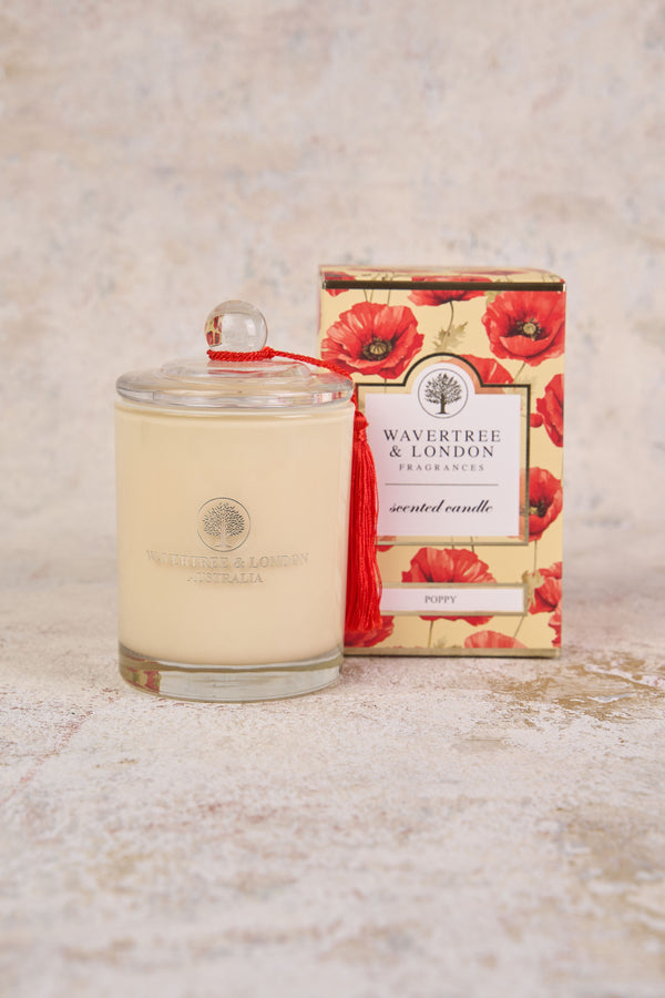 Wavertree Poppy Candle