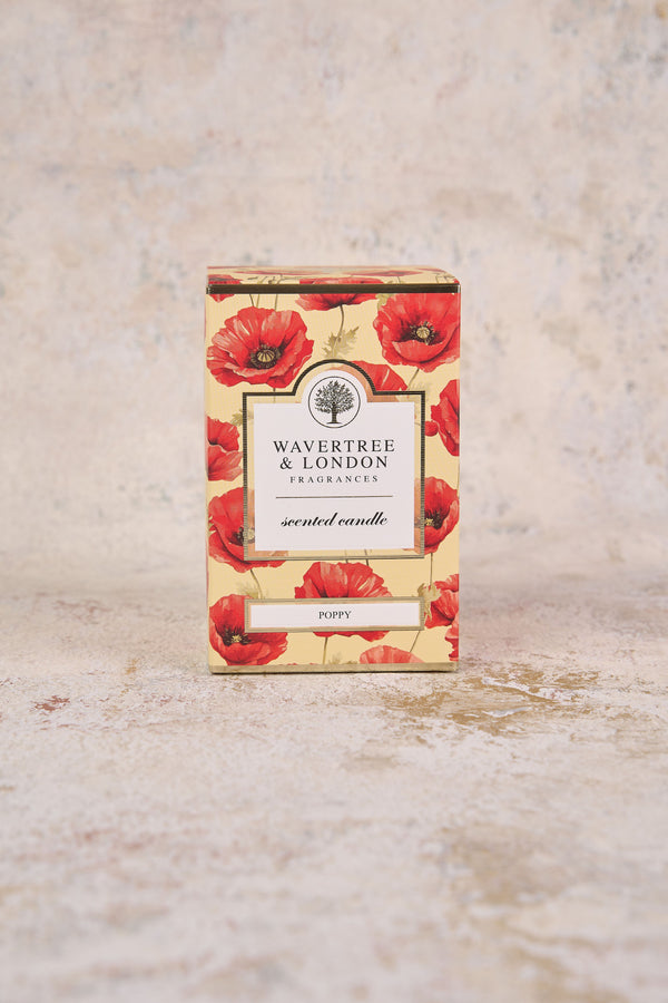 Wavertree Poppy Candle