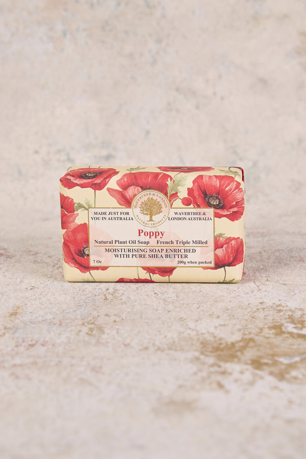 Wavertree Poppy Soap