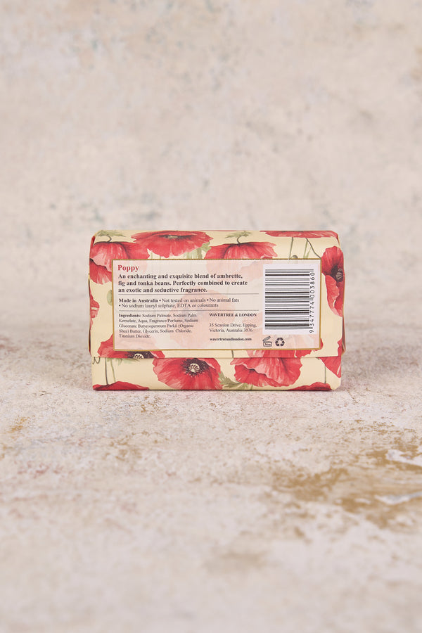 Wavertree Poppy Soap