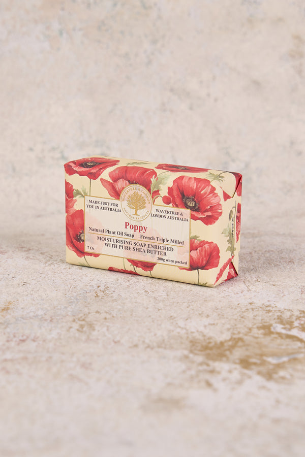 Wavertree Poppy Soap