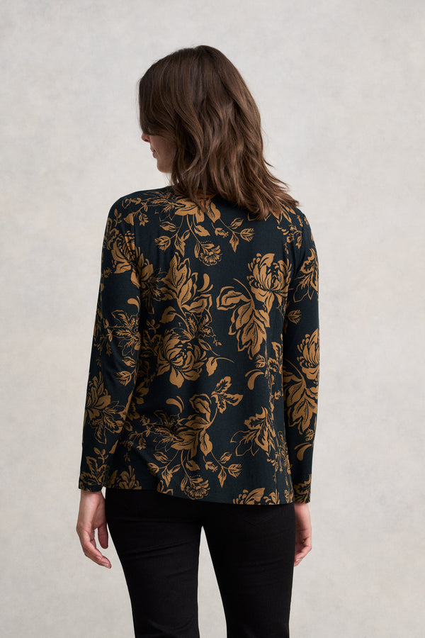 V-Neck Relaxed T-Shirt - Winter Foliage