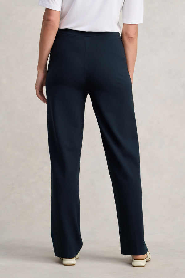 Straight Leg Ponte Pant - Ink