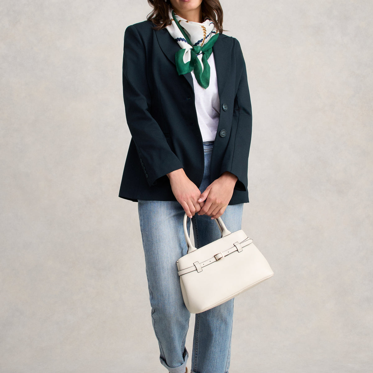 Single Breasted Ponte Blazer - Ink – Blue Illusion