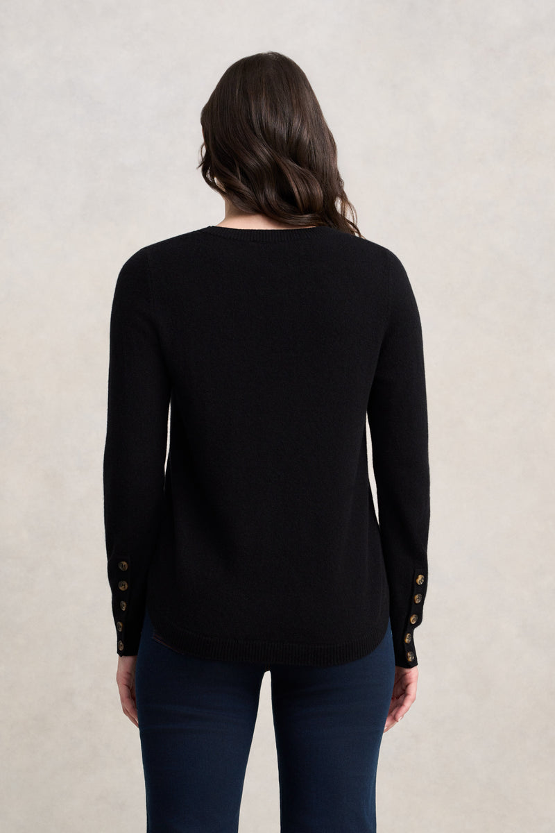 Merino Wool Jumper - Black