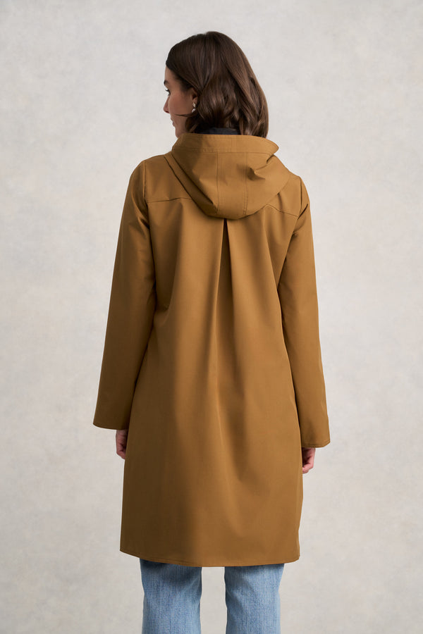 Reversible Raincoat - Tobacco / Black