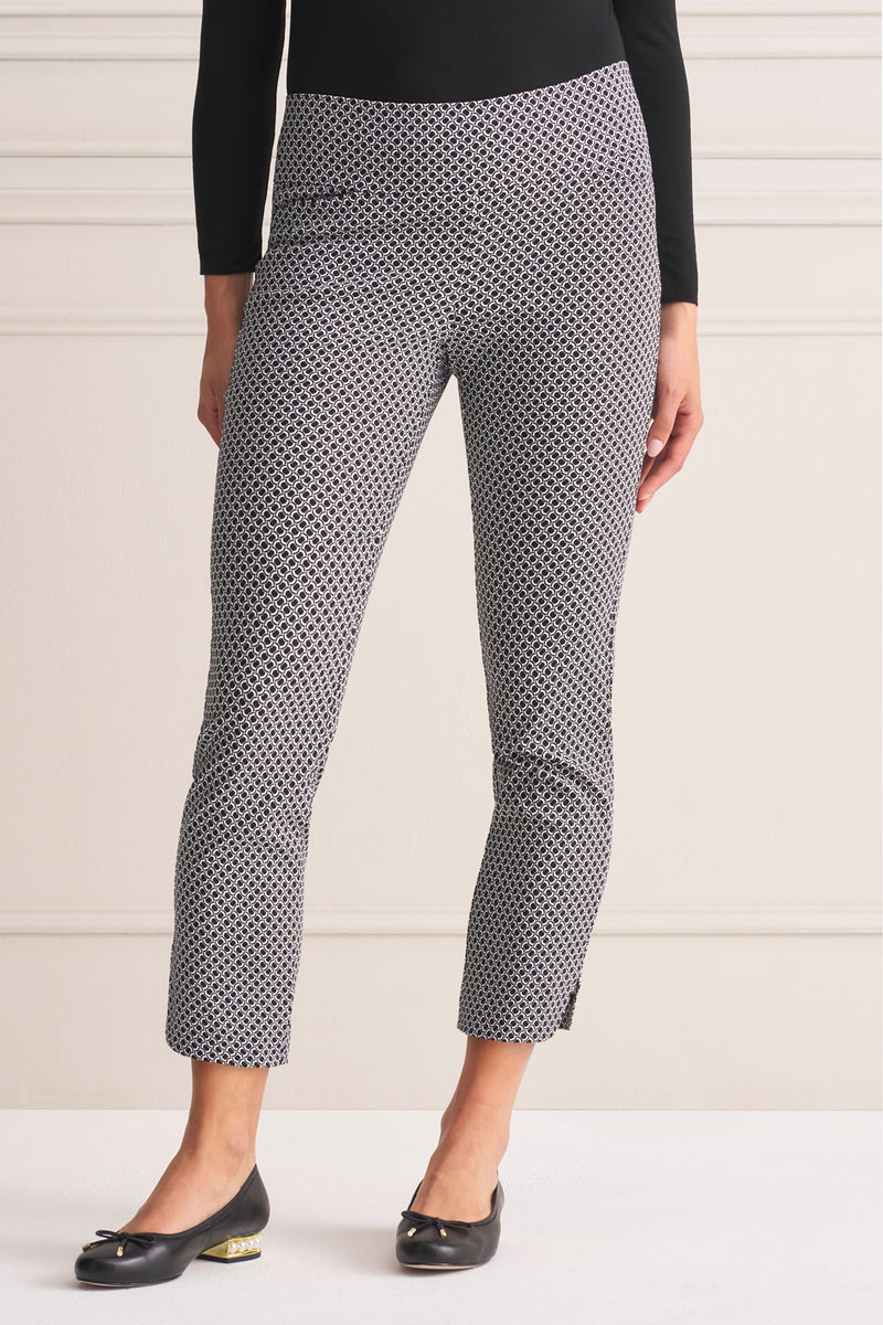 Texture Print Pant - Geo Print