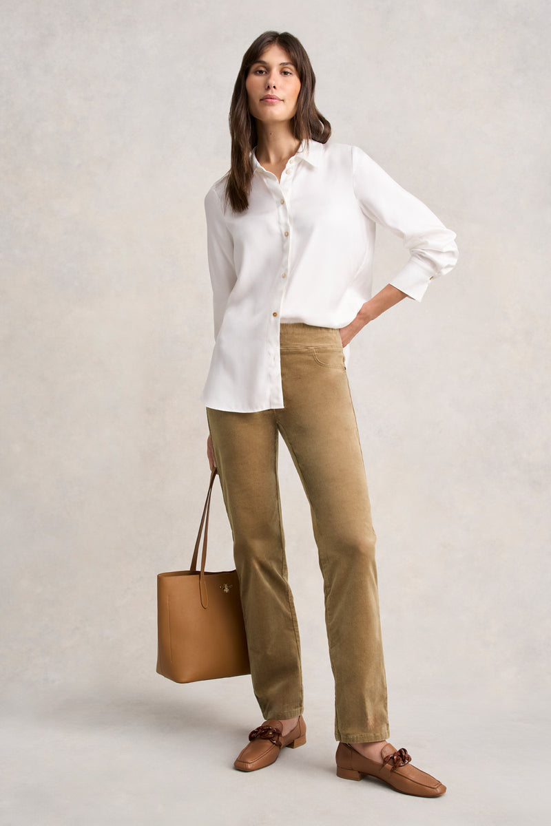 BENGAJEAN CORD STRAIGHT LEG - BISCOTTI 