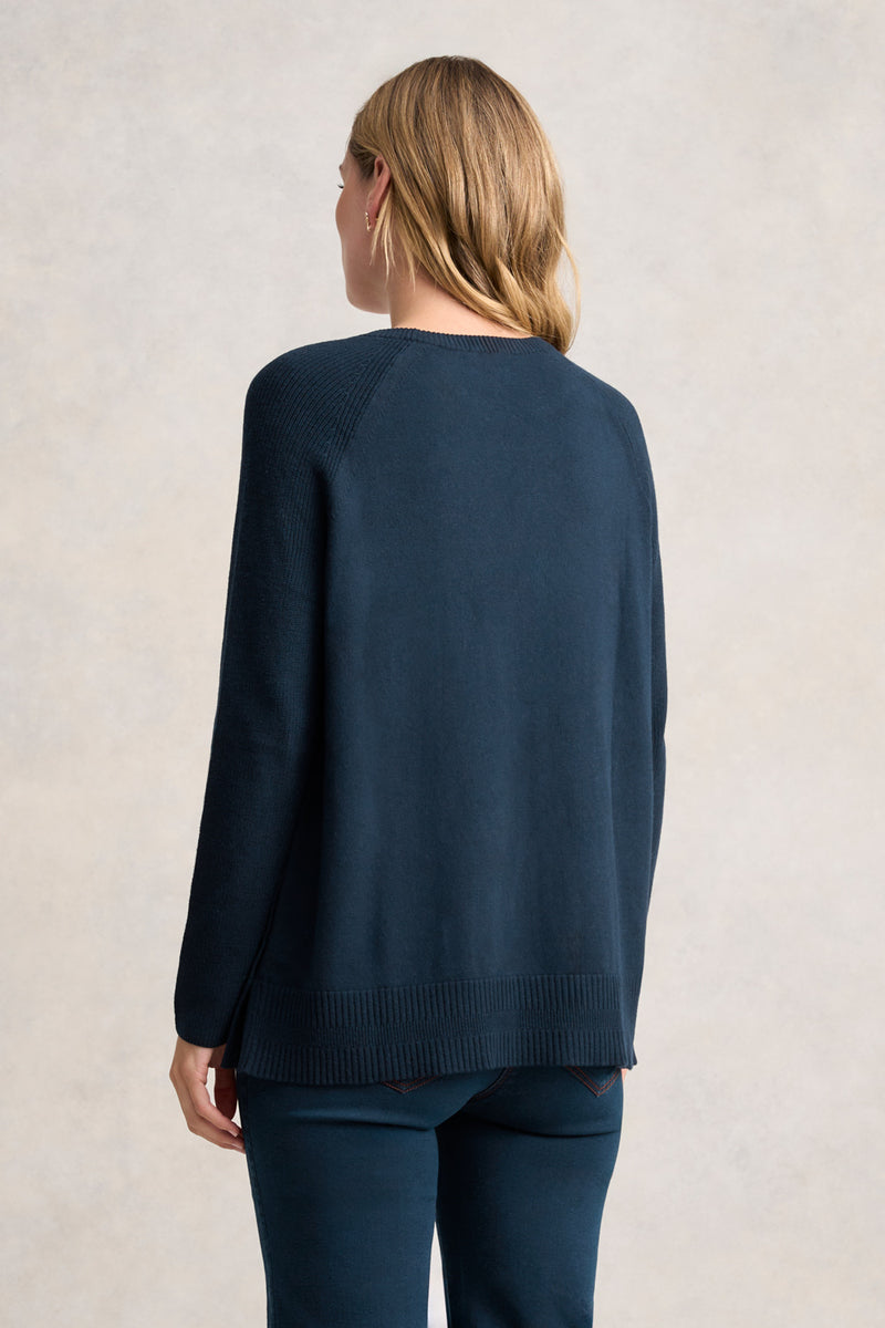 BUTTON SIDE DETAIL JUMPER - INK 