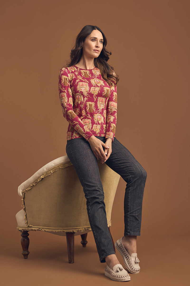 Bengajean Full Length Straight Leg - Deep Grey