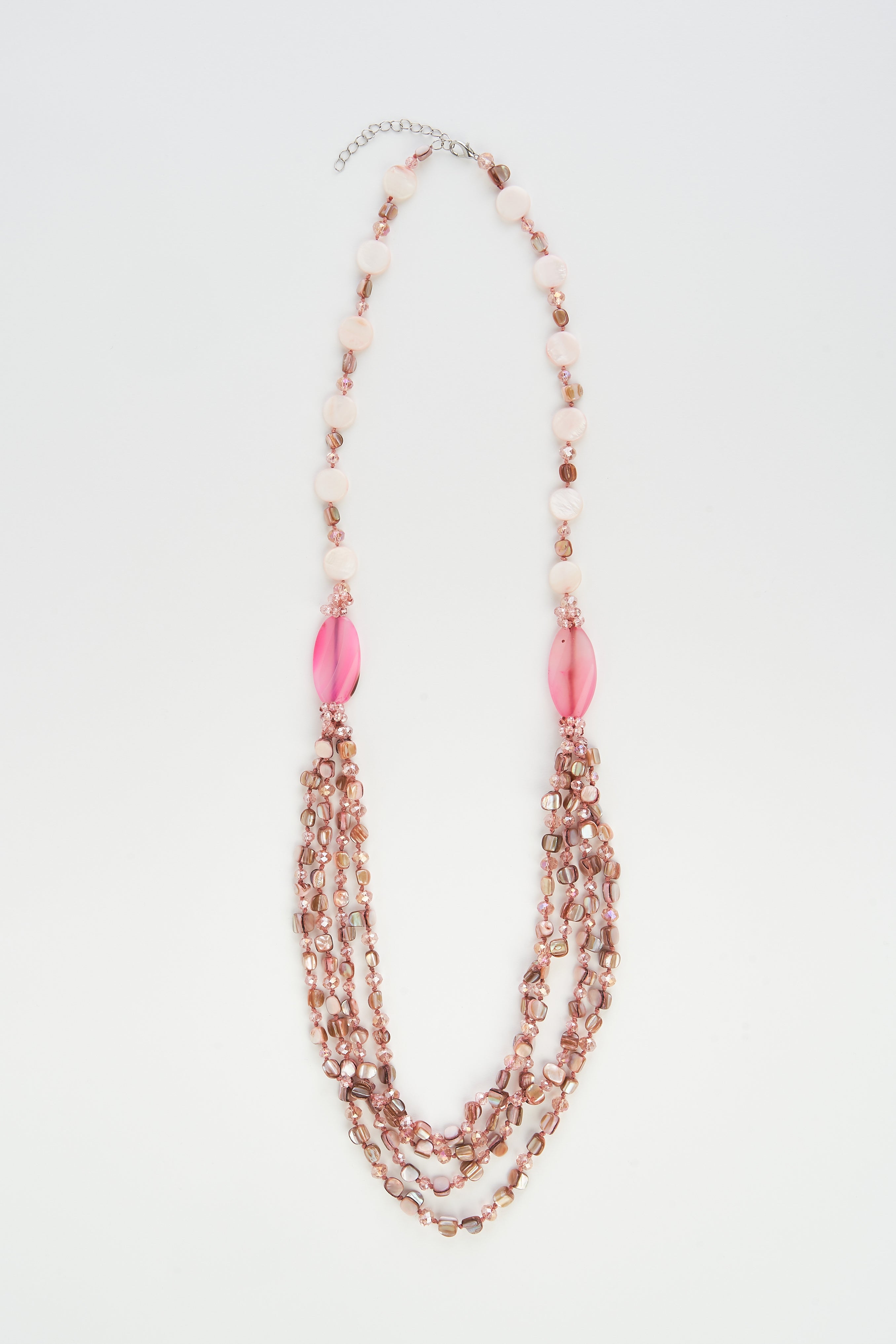 Light pink 2025 statement necklace