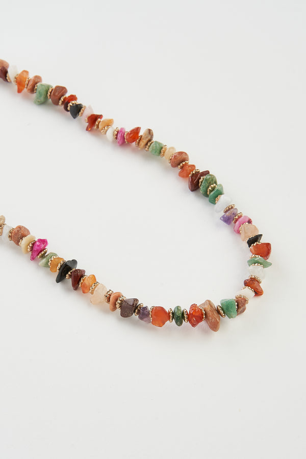 Multicolour Stone Necklace