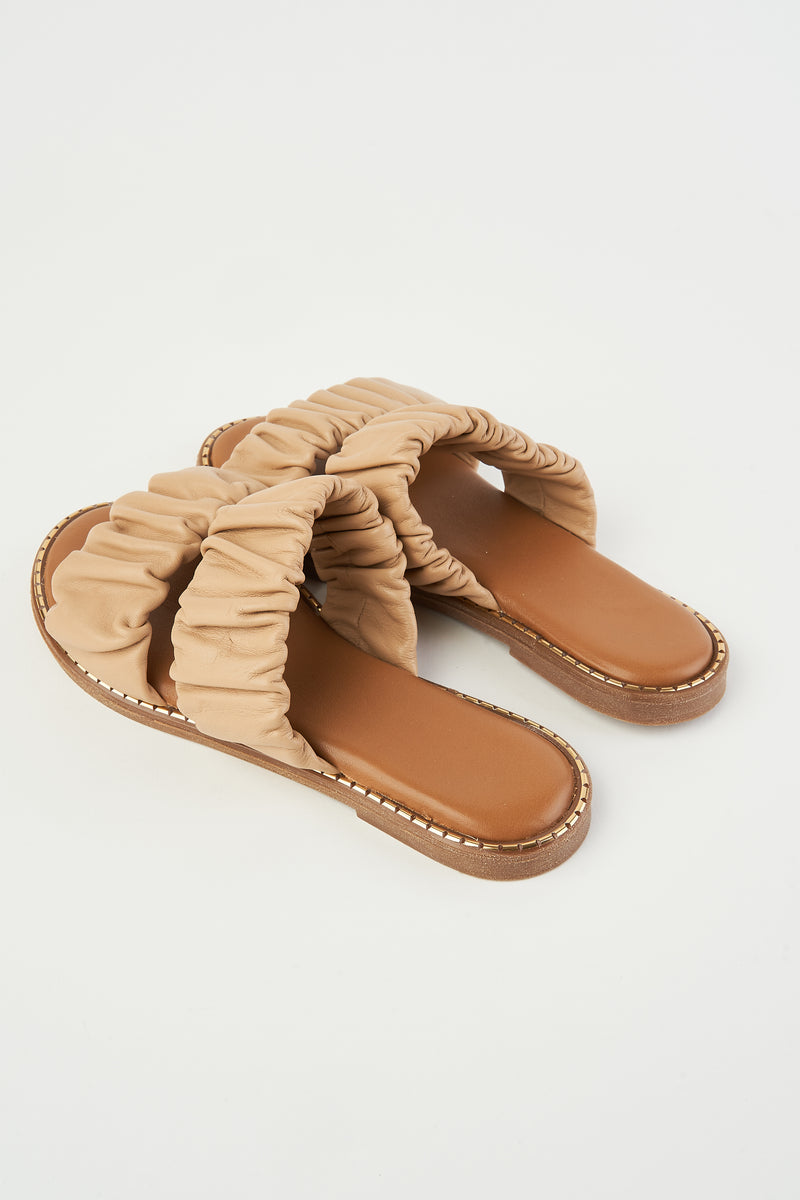 Teak Sandal - Oatmeal