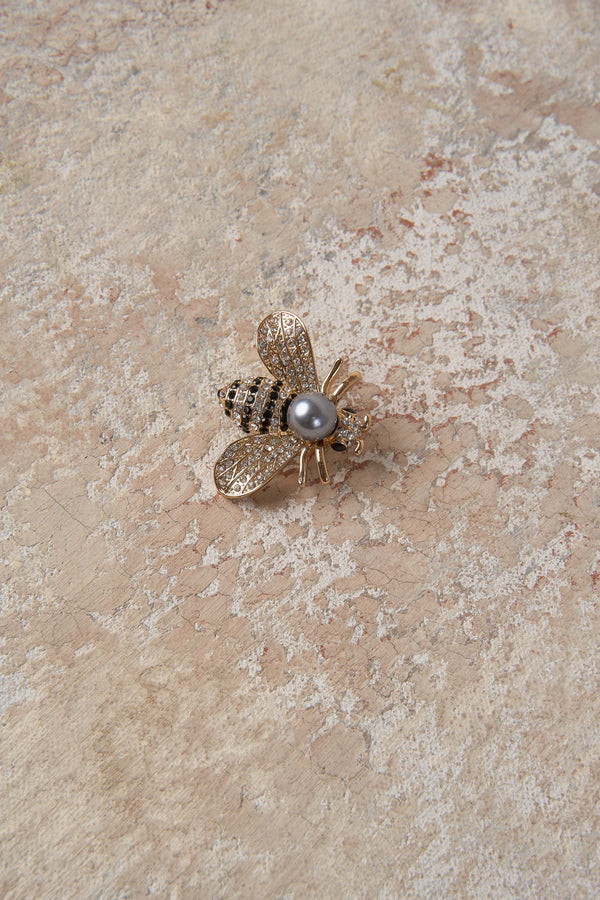 Pearl Bee Brooch