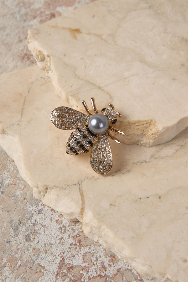 Pearl Bee Brooch