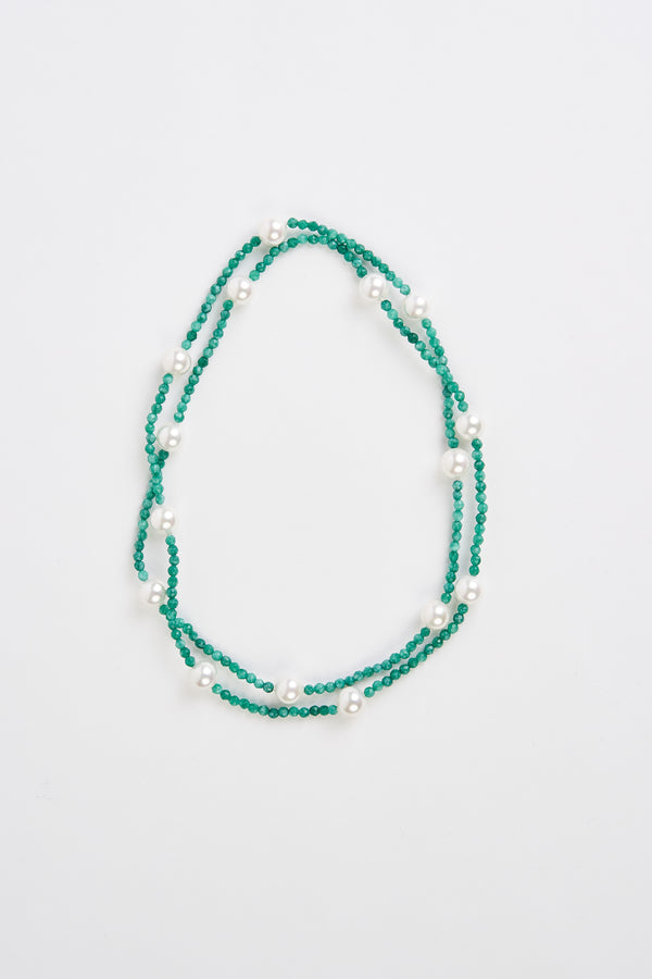 Chianni Glass Pearl Necklace
