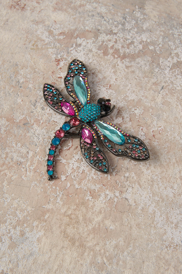 Jewel Dragonfly Brooch