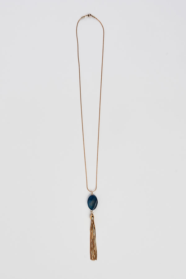 Blue Dragon Stone Necklace