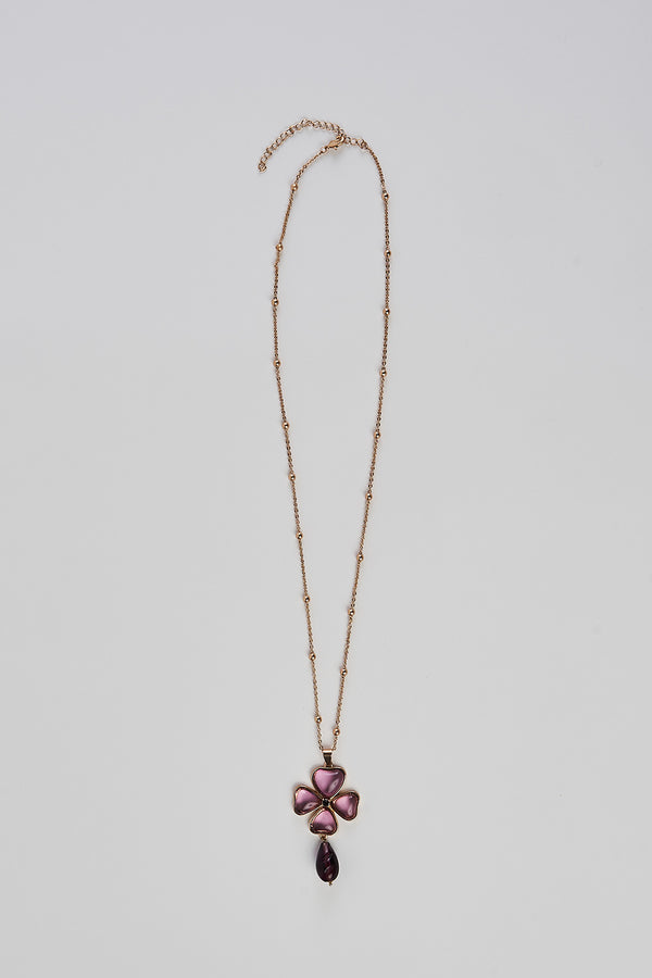 Floral Pendant Necklace