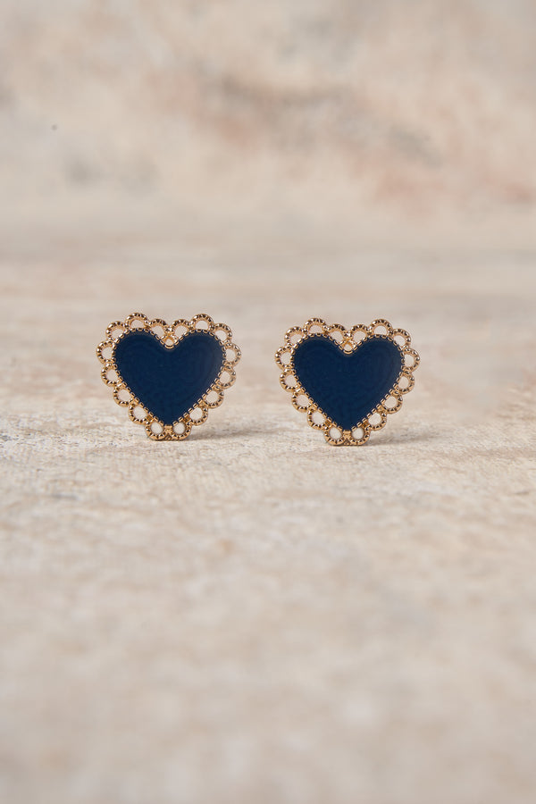 Heart Studs