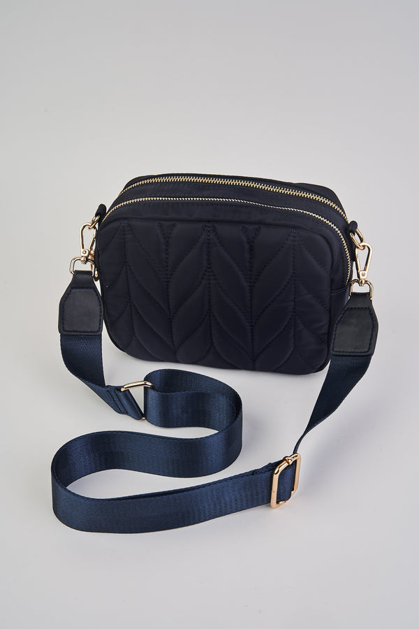 Ink Quilted Crossbody Bag