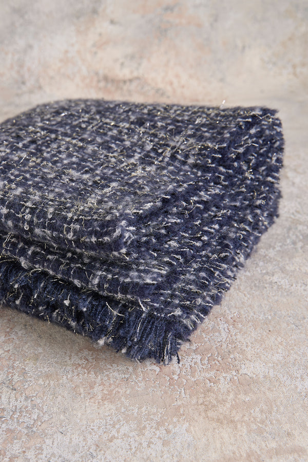 Lurex Weave Blanket Scarf