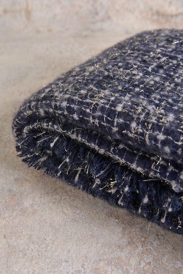 Lurex Weave Blanket Scarf