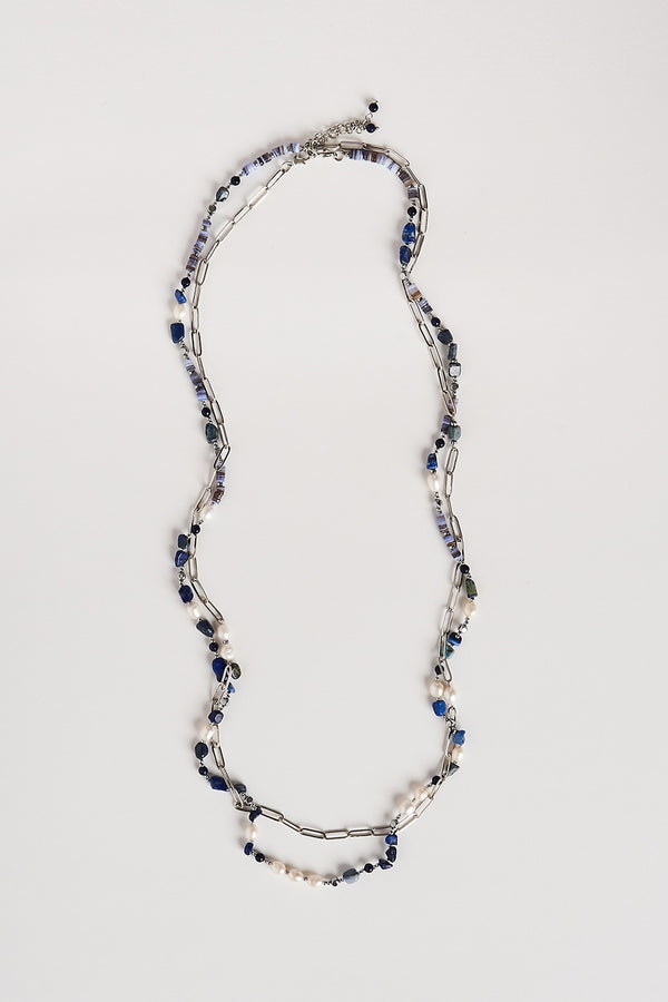 Multi Bead Chain Necklace