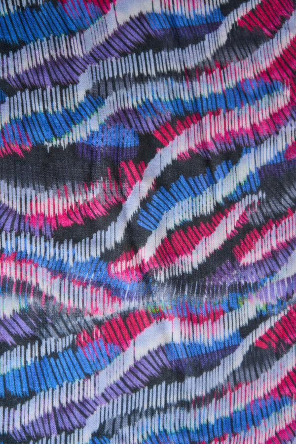 Multi Colour Line Wool Scarf