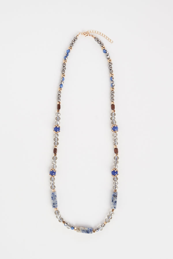 Painterly Beaded Necklace